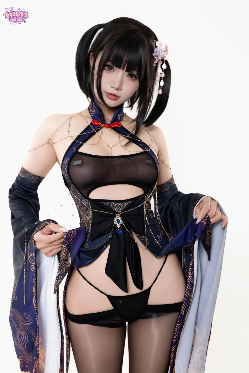 柒柒要乖哦 - No.073 紫电 [69P-756MB] tg@simisebaisi 【丝足阁】015.webp